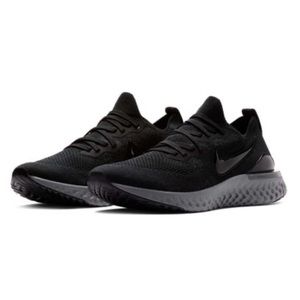 Nike Epic React Flyknit 2 Women's Running Shoes Black NEW